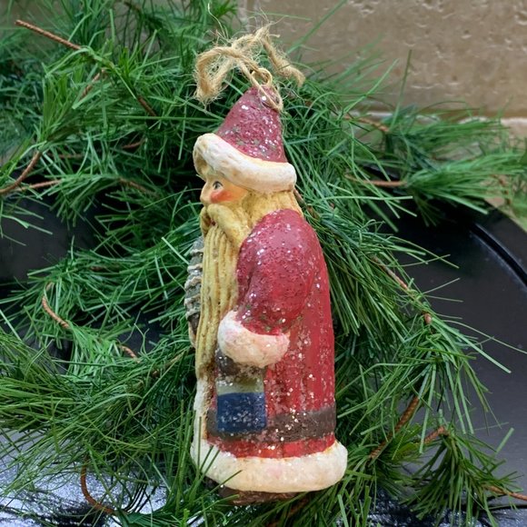 Vintage Santa Ornament - Picture 2 of 4